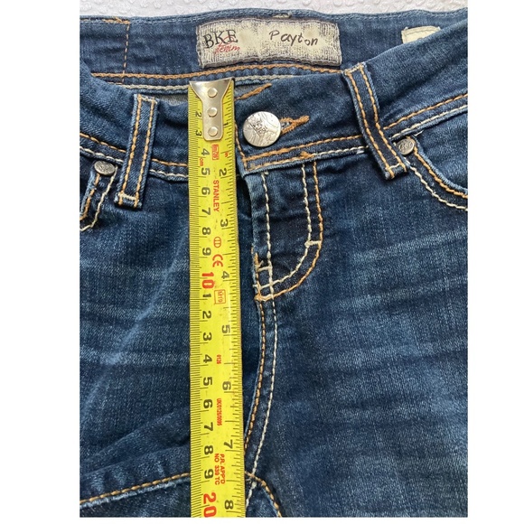 BKE Payton lowrise cropped capris dark wash denim jeans size 25 - Picture 5 of 7